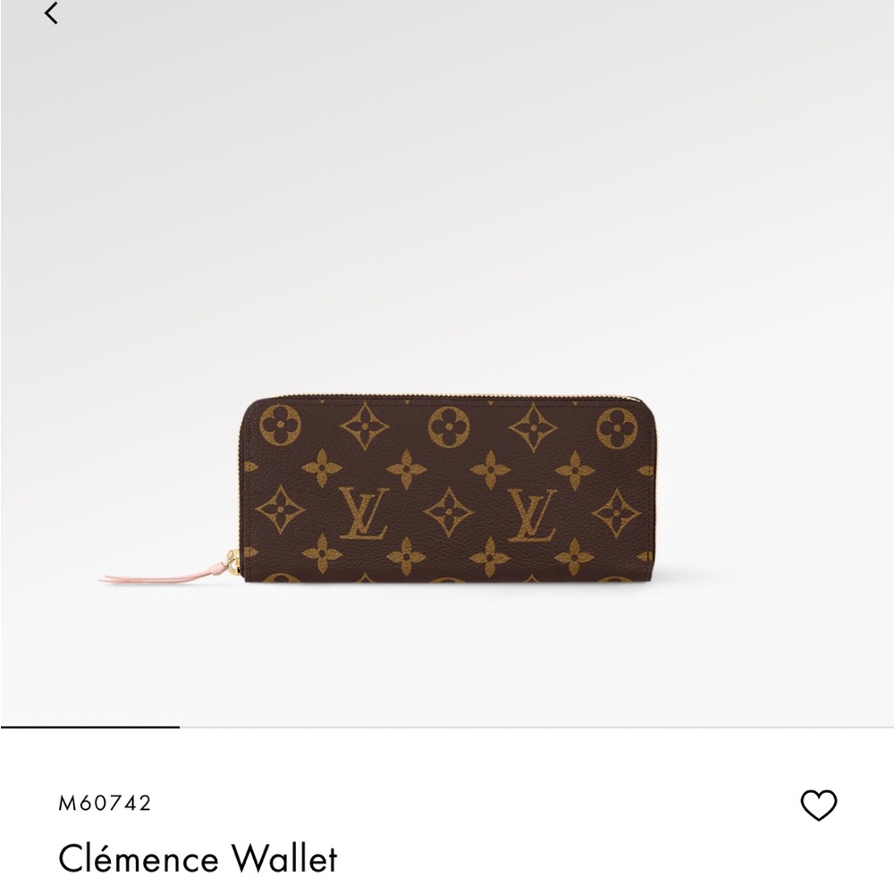 Authentic Louis Vuitton Clemence Wallet